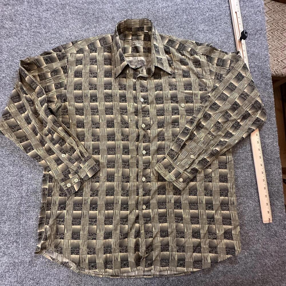 Romano Gallo Checkered Button-Up‎ Shirt - Size 44